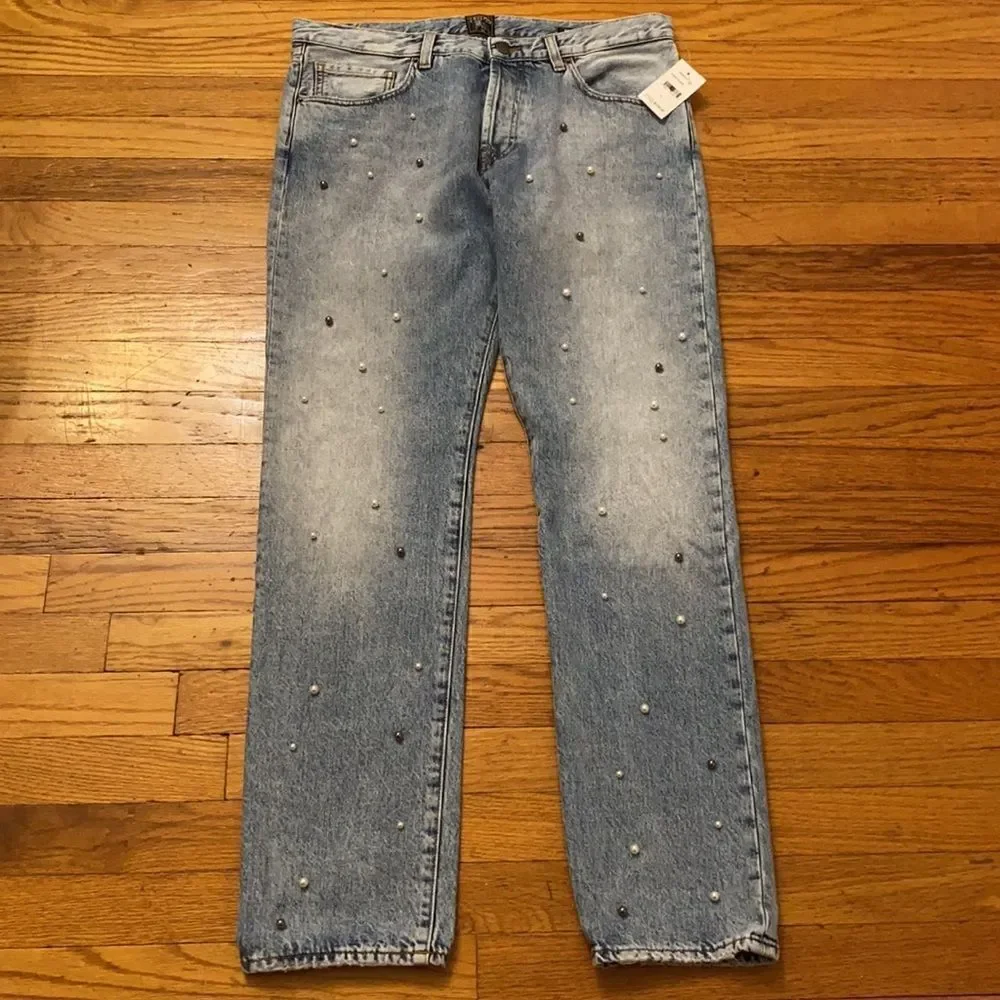 ‎PRPS El Camino Tapered Boyfriend Jeans with Pearl
